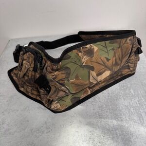 Camouflage Fanny Pack Waist Bag Multiple Pockets Adjustable Belt Hunting Camo